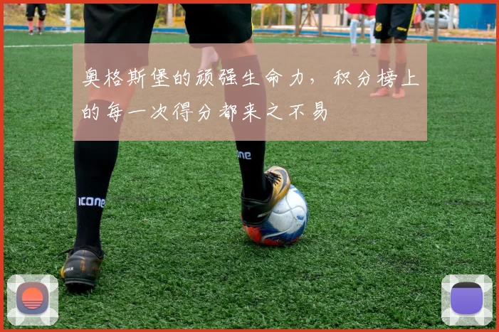 奥格斯堡的顽强生命力,积分榜上的每一次得分都来之不易