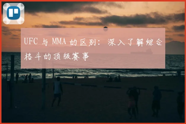 UFC 与 MMA 的区别：深入了解综合格斗的顶级赛事
